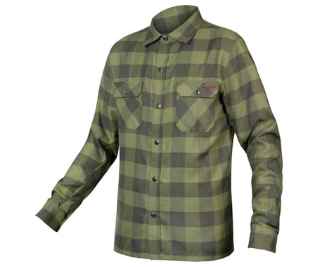 Endura Hummvee Flannel Shirt (Bottle Green) (M)